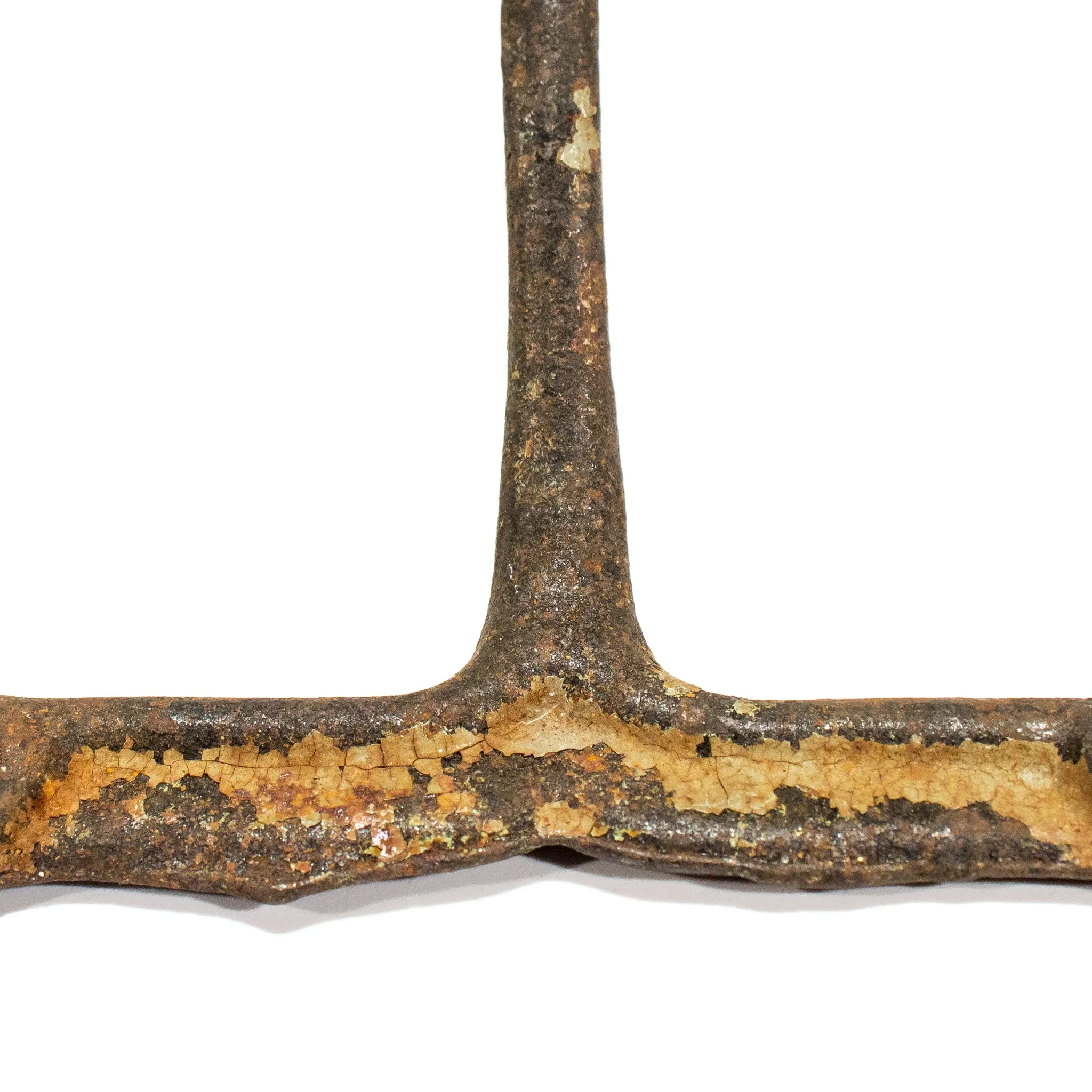 Triple Wide Antique Iron Hook C.1910