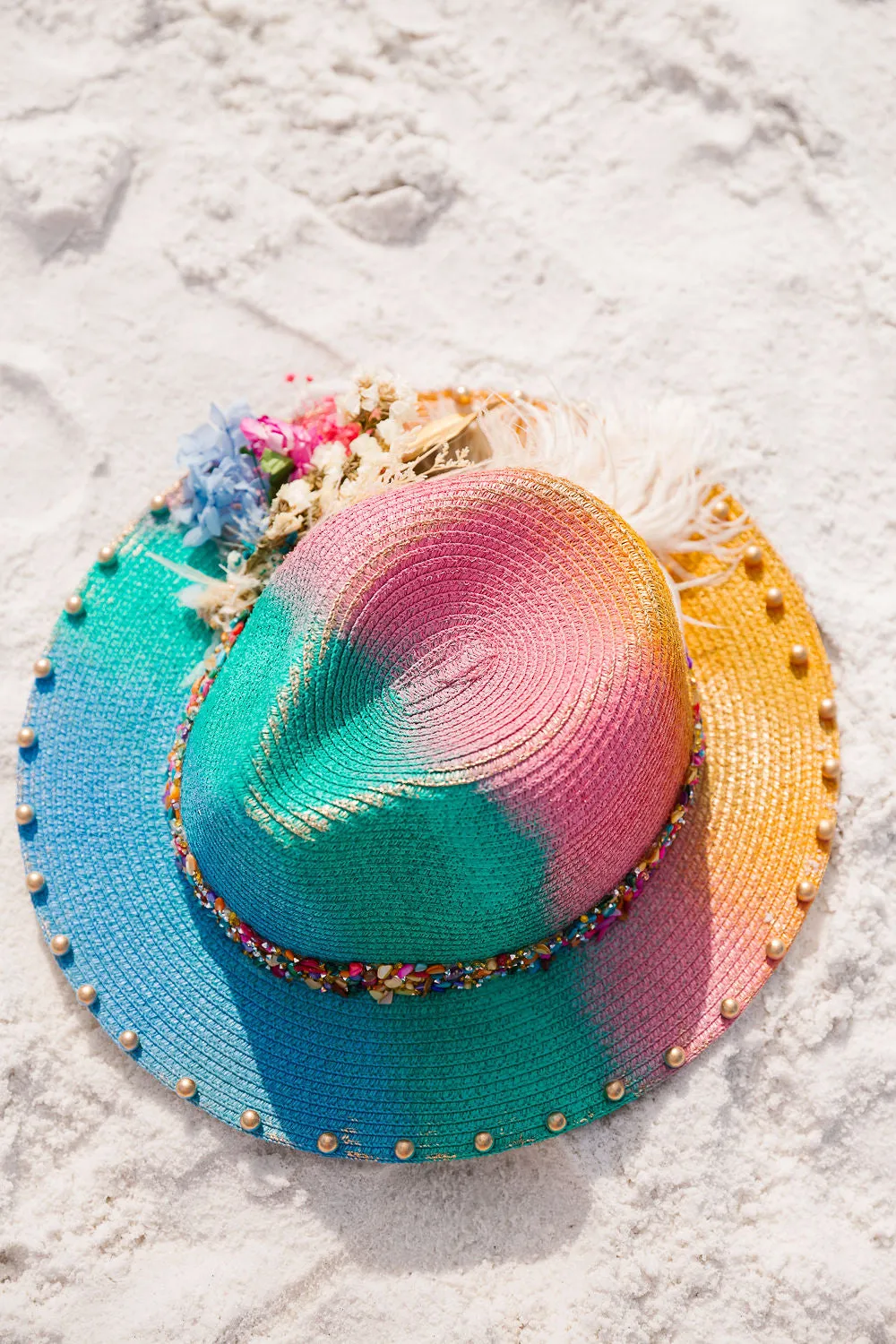 TROPICAL RAINBOW SUN HAT