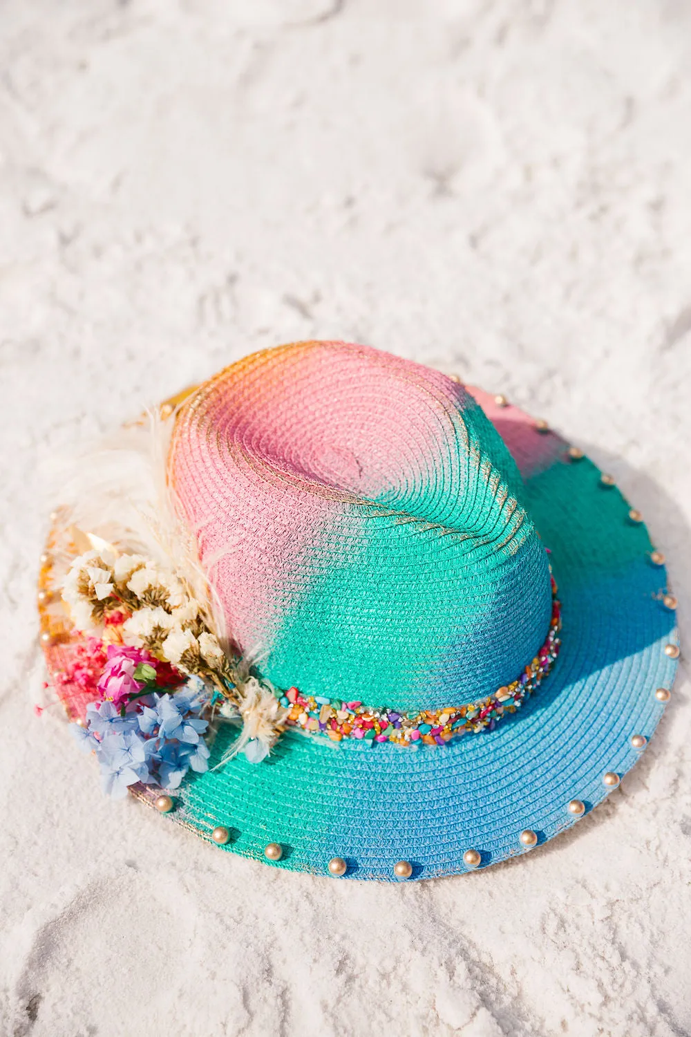 TROPICAL RAINBOW SUN HAT
