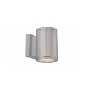 Tube 7 in. Up and Down LED Outdoor Wall Light 120-277V, 3000K Brushed Aluminum