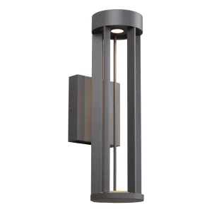 Turbo 18 In. LED Outdoor Wall Sconce 3000K Gray Finish