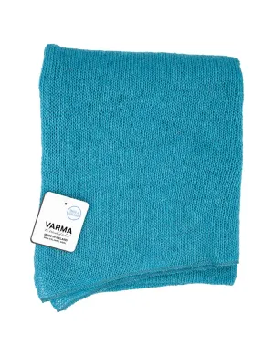 Turquoise Wool Scarf Shawl