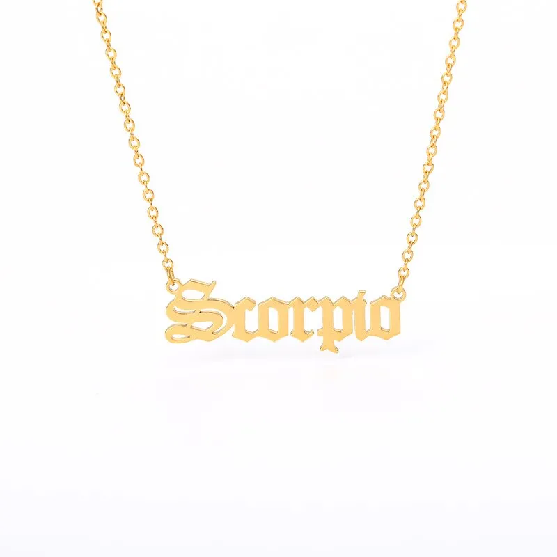 Twelve Constellation Statement Necklaces
