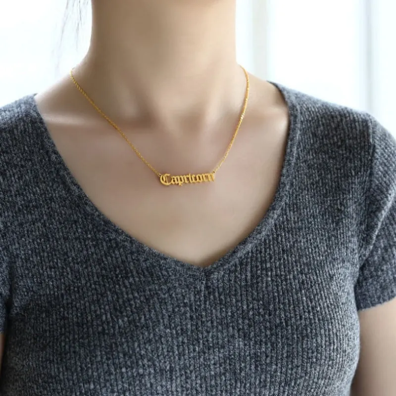 Twelve Constellation Statement Necklaces