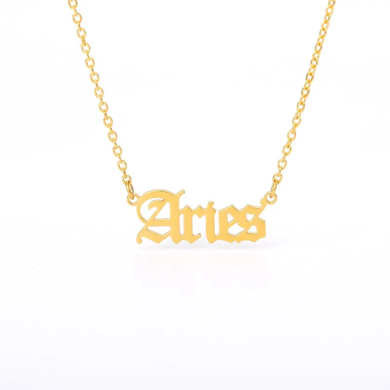 Twelve Constellation Statement Necklaces