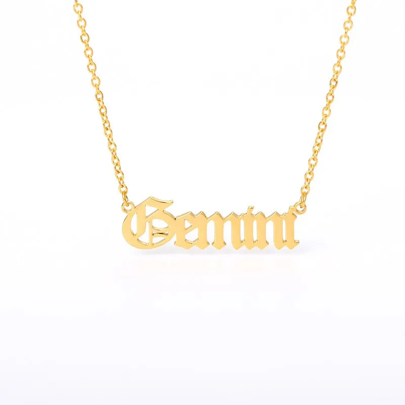 Twelve Constellation Statement Necklaces