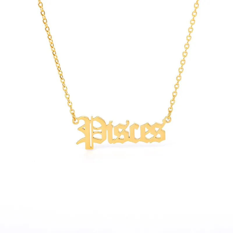 Twelve Constellation Statement Necklaces