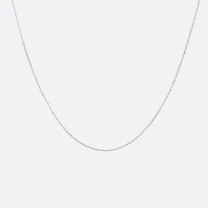 Twizzle Chain Necklace in Silver