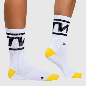 TWL - EVERYDAY CORE SOCKS - WHITE/BLACK