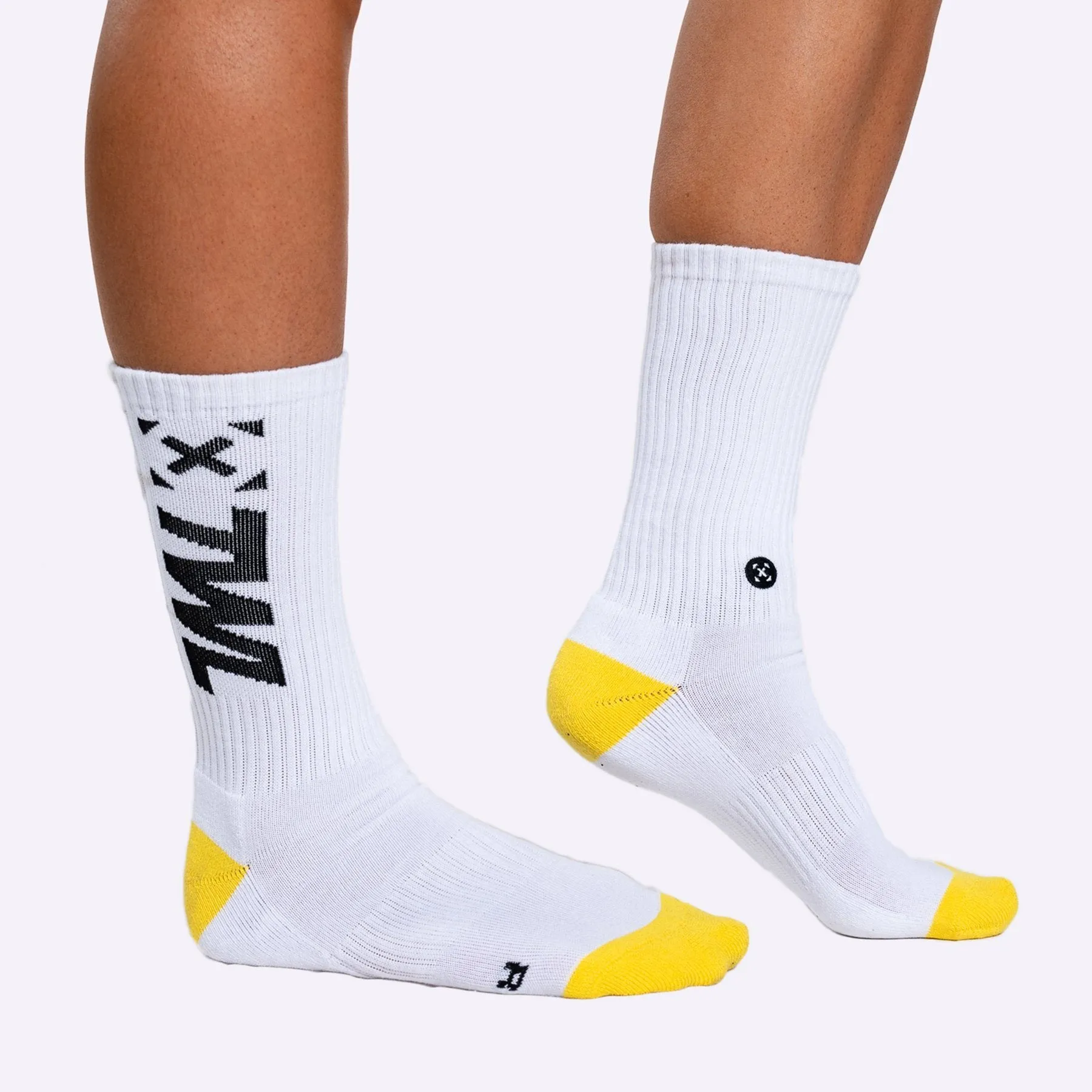 TWL - EVERYDAY CORE SOCKS - WHITE/YELLOW