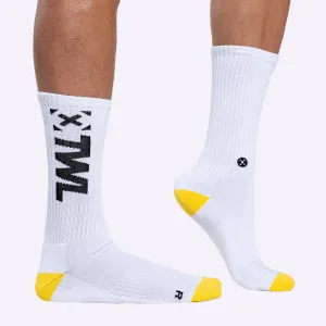 TWL - EVERYDAY CORE SOCKS - WHITE/YELLOW