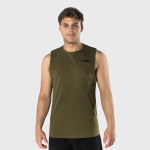TWL - MEN'S EVERYDAY MUSCLE TANK SL - UNIFORM GREEN/BLACK
