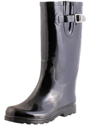 TWO Nomad Women's Drench Colorful Pattern Print Waterproof Rain Boots