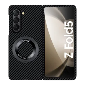 Ultra Thin Matte Carbon Fiber PC Magsafe Case For Samsung Galaxy Z Fold 6