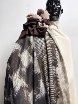 Understated Elegance Wool Viscose Double Gauze Digital Print Bundle