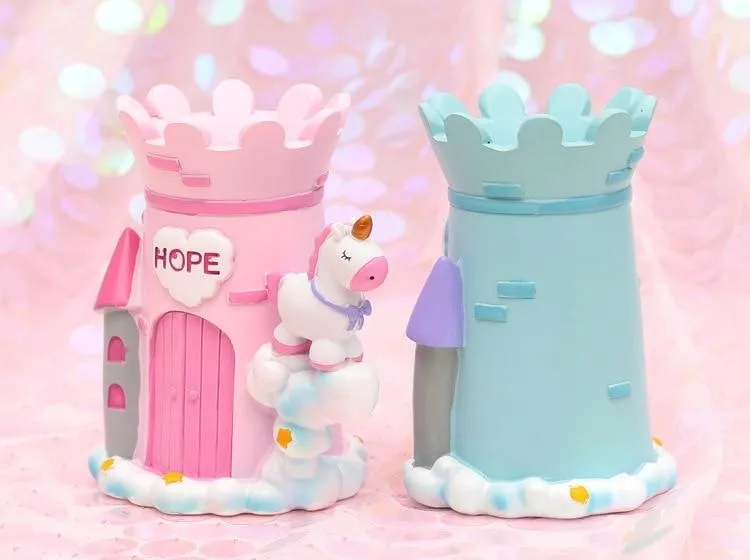 Unicorn Castle Pen Holder