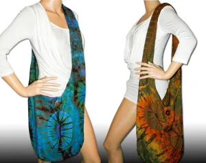 Unique Tie Dye Sling Messenger Bag