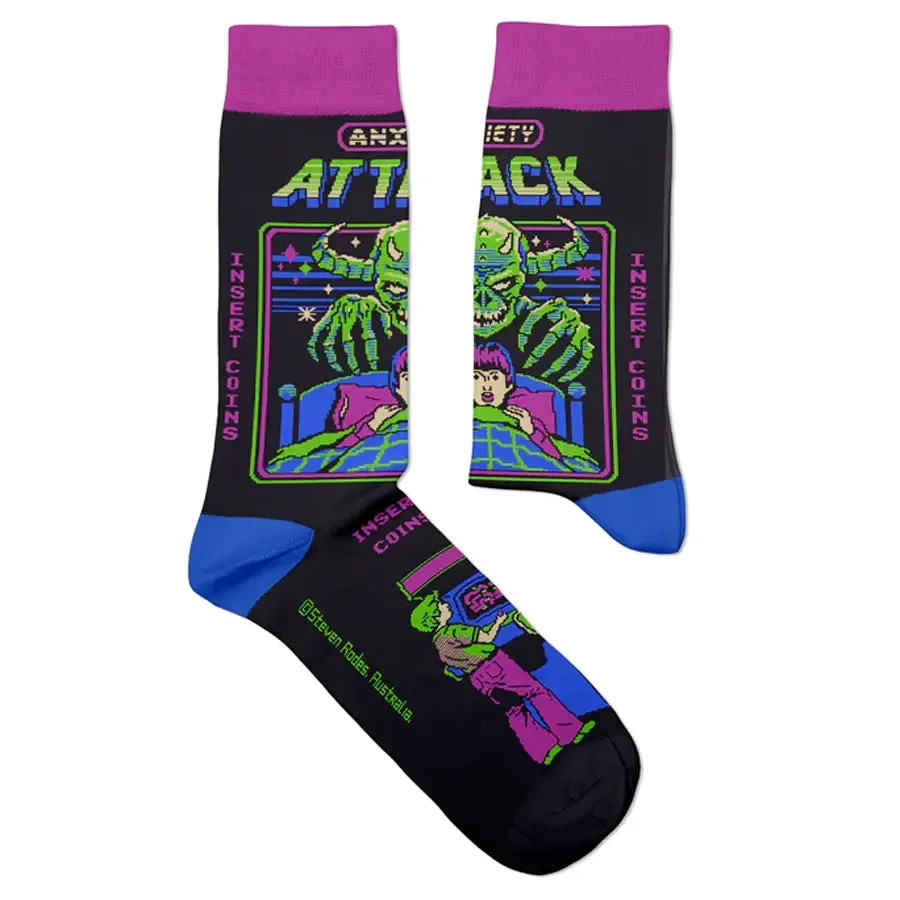 Unisex Anxiety Attack Socks