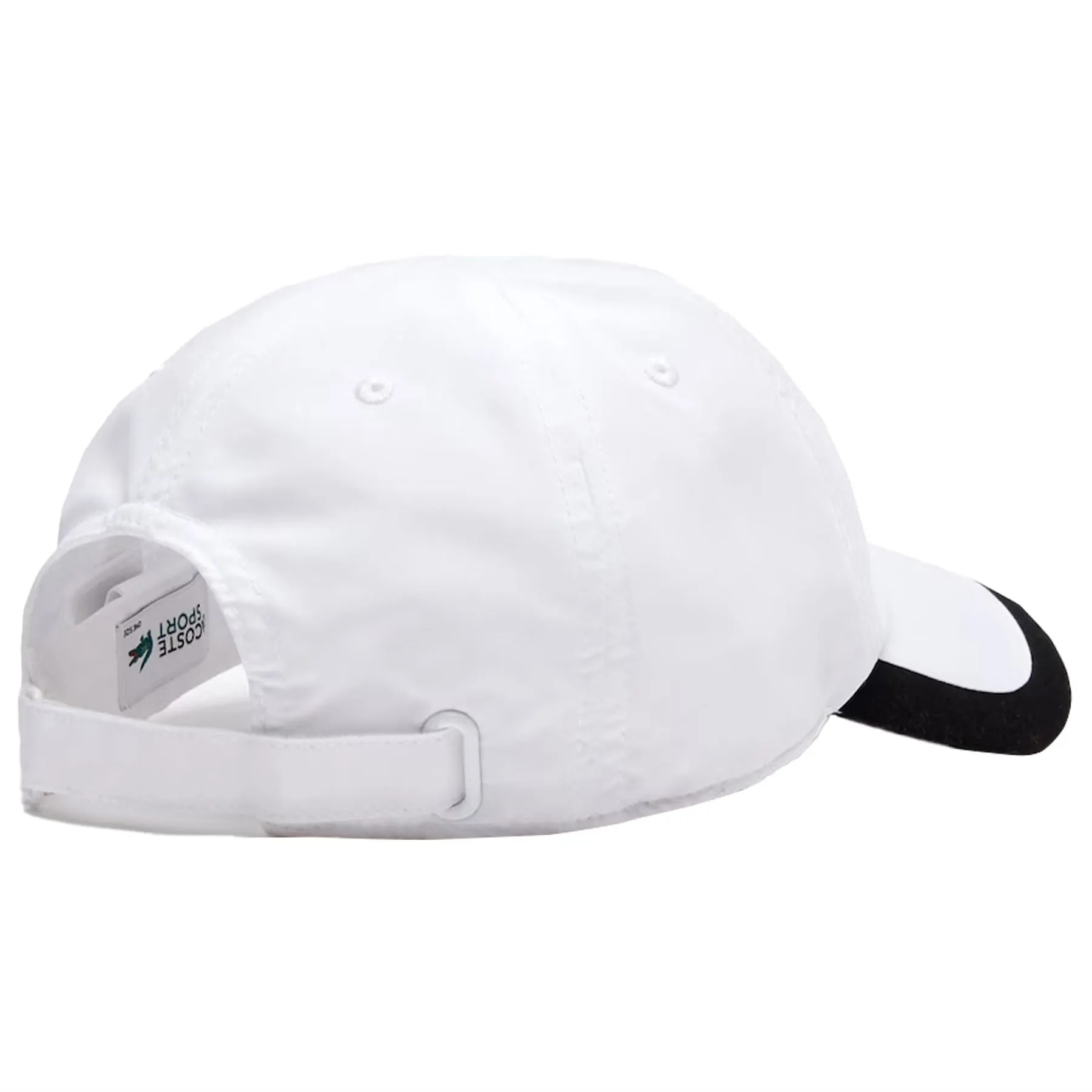 Unisex SPORT Contrast Border Lightweight Cap White/Black - AW23