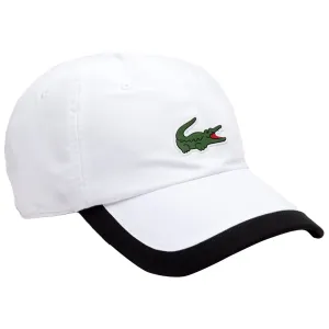 Unisex SPORT Contrast Border Lightweight Cap White/Black - AW23