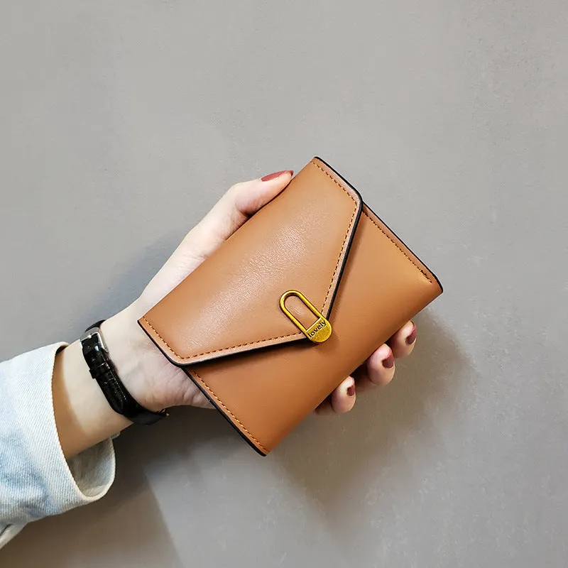 Uniwim Christmas Gifts Women Short Foreskin Clip Wallet