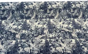 Upholstery Molveno Blue Indigo Swavelle Chenille Fabric By The Yard