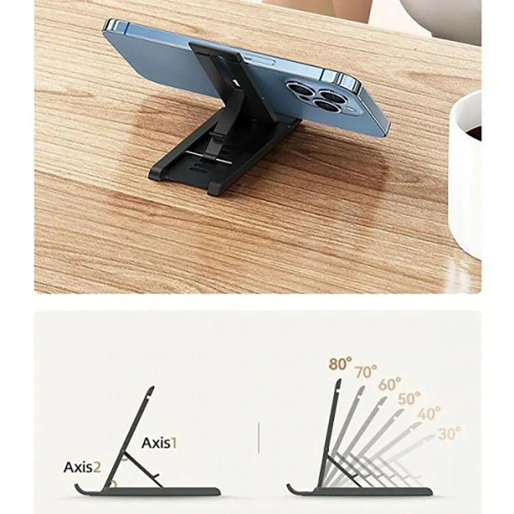Usams Foldbar Mobil / Tablet Stander - Hvid