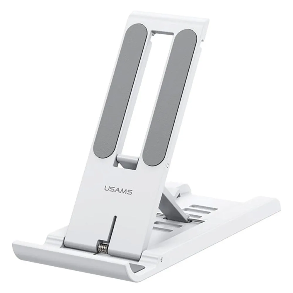 Usams Foldbar Mobil / Tablet Stander - Hvid