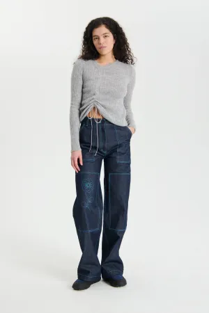 USSI | PULLOVER VENUS SOFT KNIT SOFT GREY