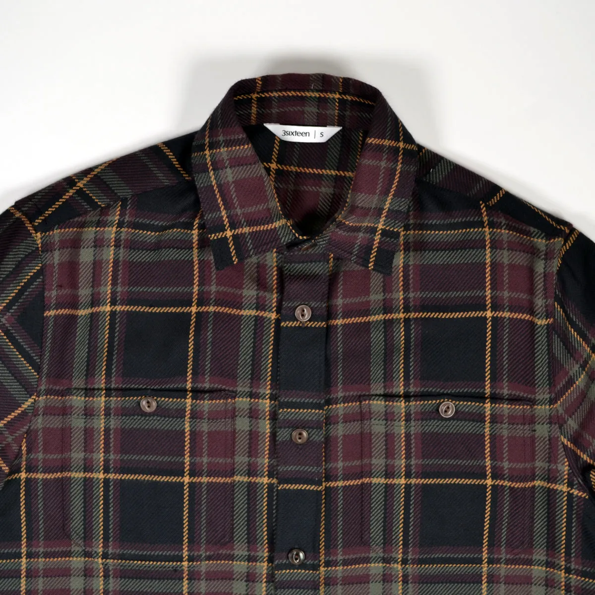 UTILITY FLANNEL - BLACK / OLIVE / PLAID