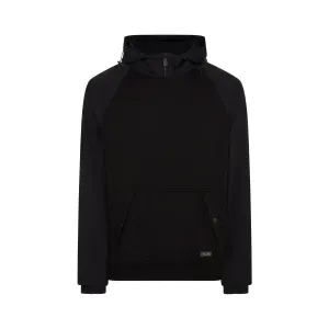 Utility Quarter Zip Hood Black
