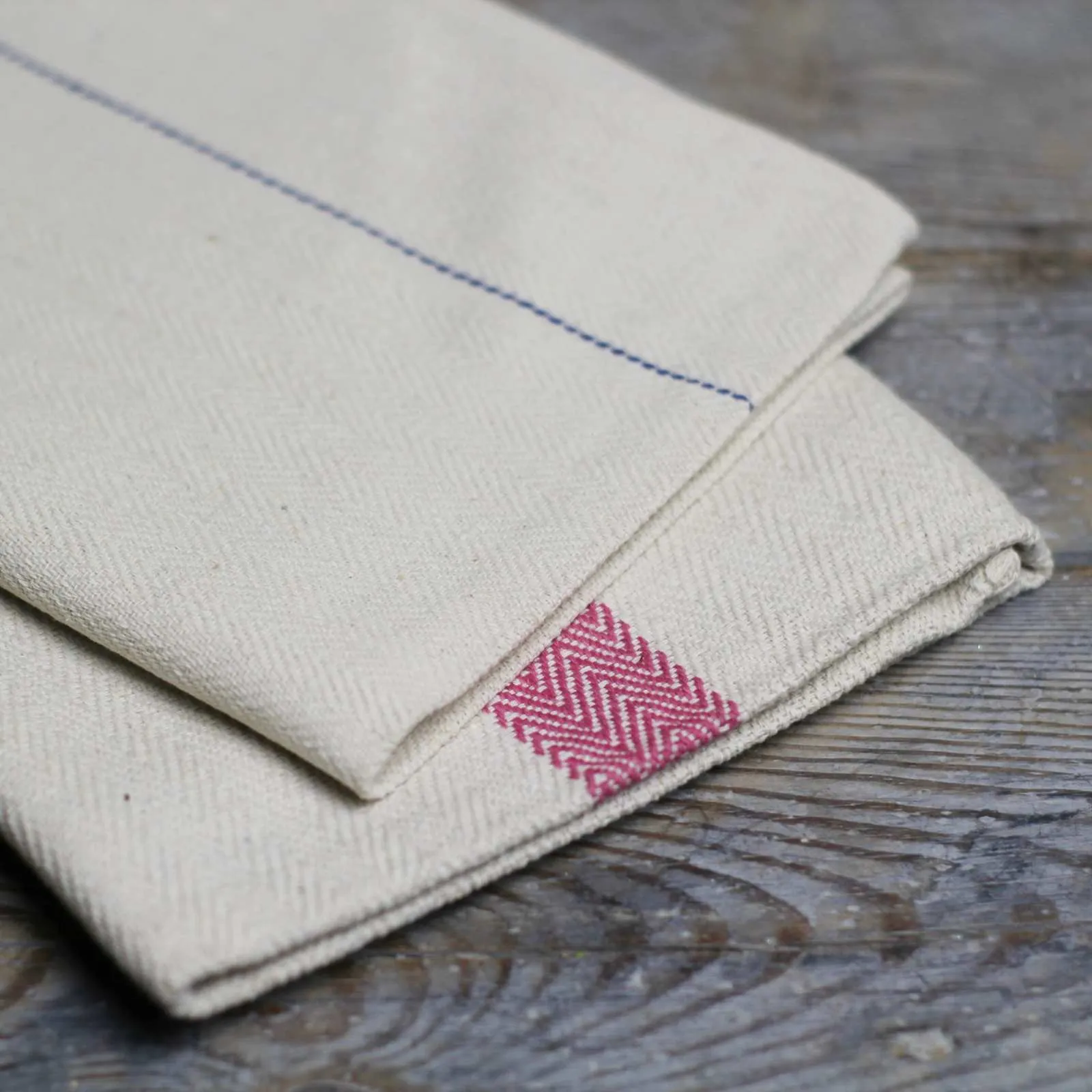 Utility Tea Towel - Blue stripe