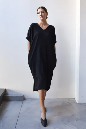 V-neck Relax Long Dress