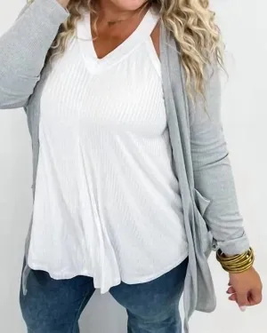 Valentines Sierra Cardigan in Heather Grey | Heather Grey