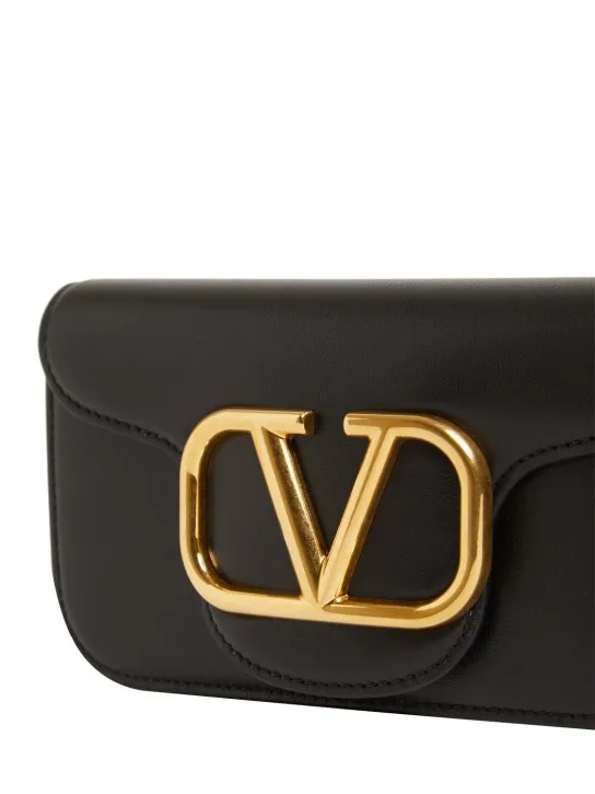 Valentino Garavani   Mini Locò leather crossbody bag 