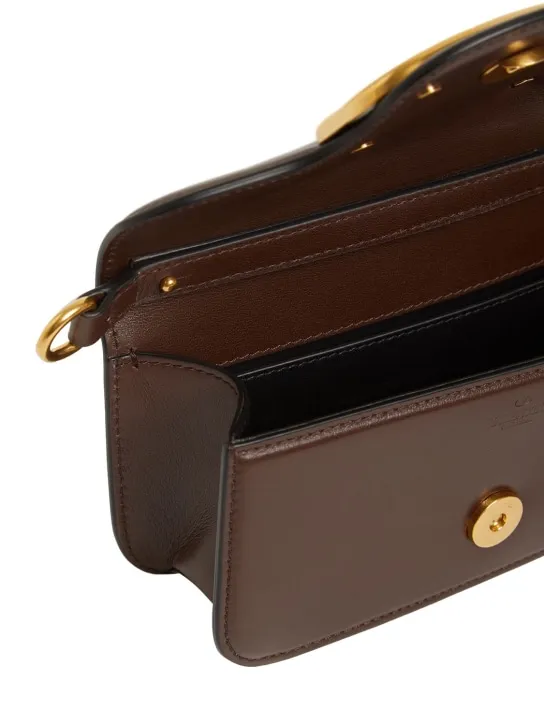 Valentino Garavani   Mini Locò leather crossbody bag 