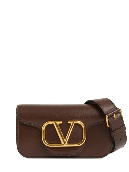Valentino Garavani   Mini Locò leather crossbody bag 