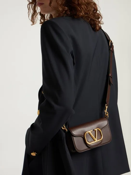 Valentino Garavani   Mini Locò leather crossbody bag 