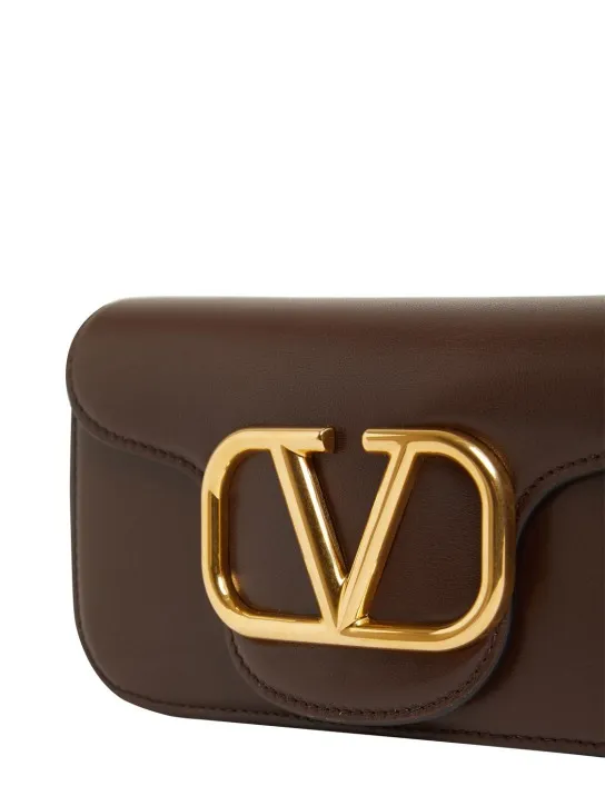 Valentino Garavani   Mini Locò leather crossbody bag 