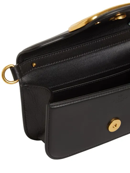 Valentino Garavani   Mini Locò leather crossbody bag 