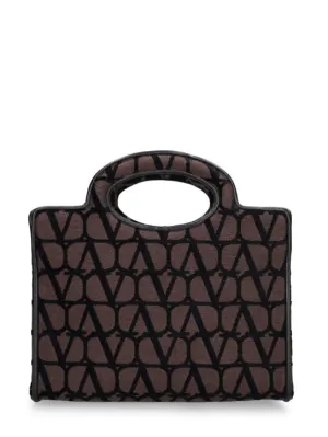 Valentino Garavani   Small Le Troisième monogram tote bag 