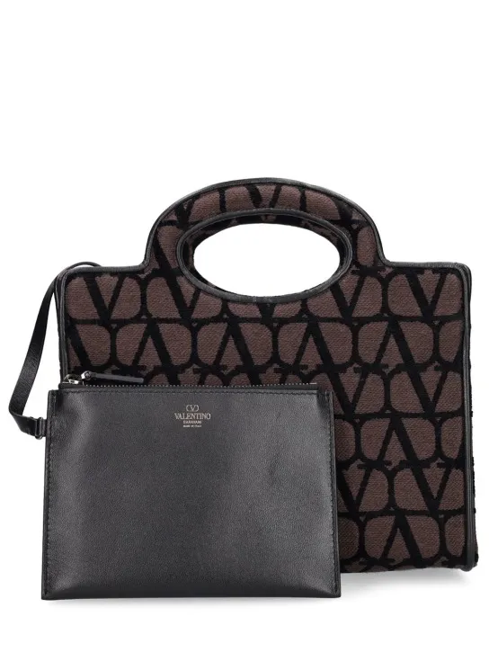 Valentino Garavani   Small Le Troisième monogram tote bag 