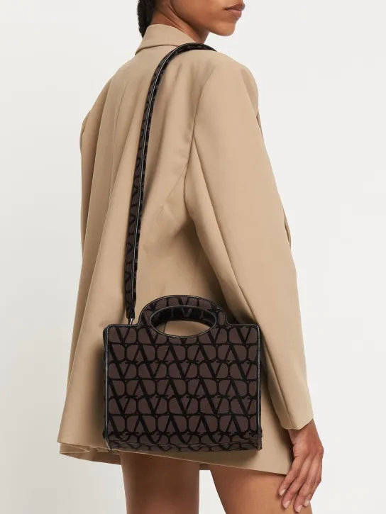 Valentino Garavani   Small Le Troisième monogram tote bag 