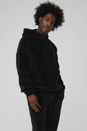 Velour Baller Hoodie - Black