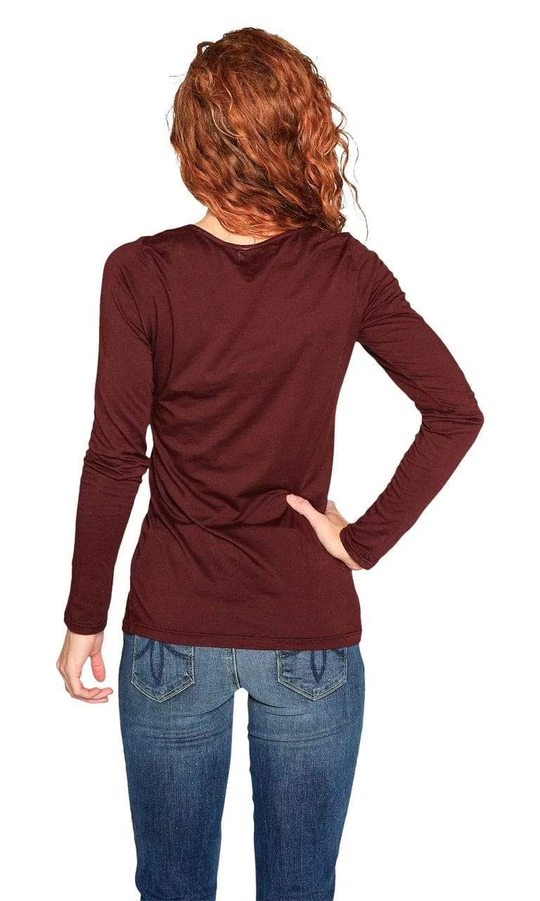 Velvet by Graham & Spencer Joni Gauzy Whisper Lace Up Tee