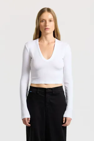 Verona Crop U-Neck Shirt