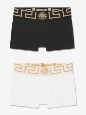 Versace Boys Boxer Shorts Set (2 Pack) in Blue
