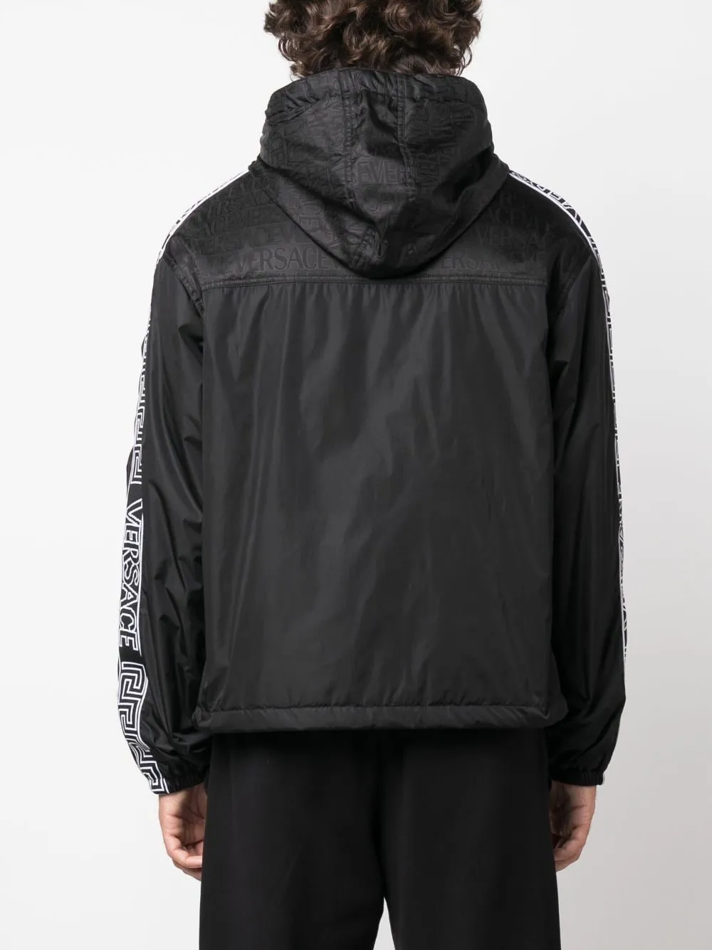 Versace Coats Black