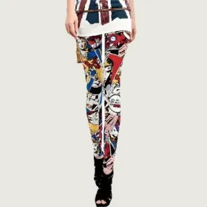 Vibrant Patterned Leggings – Comfortable and Stylish Everyday Wear