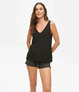 Vidal Cotton Modal Tank | Black, Olive